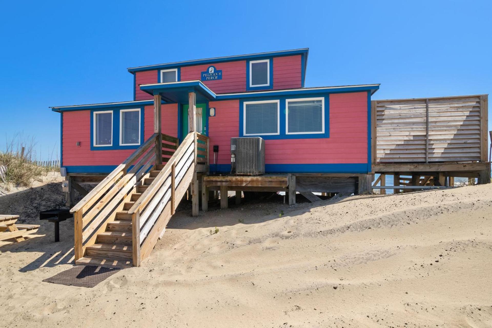 4102 Pelicans Perch: The Iconic Obx Oceanfront Kitty Hawk Extérieur photo