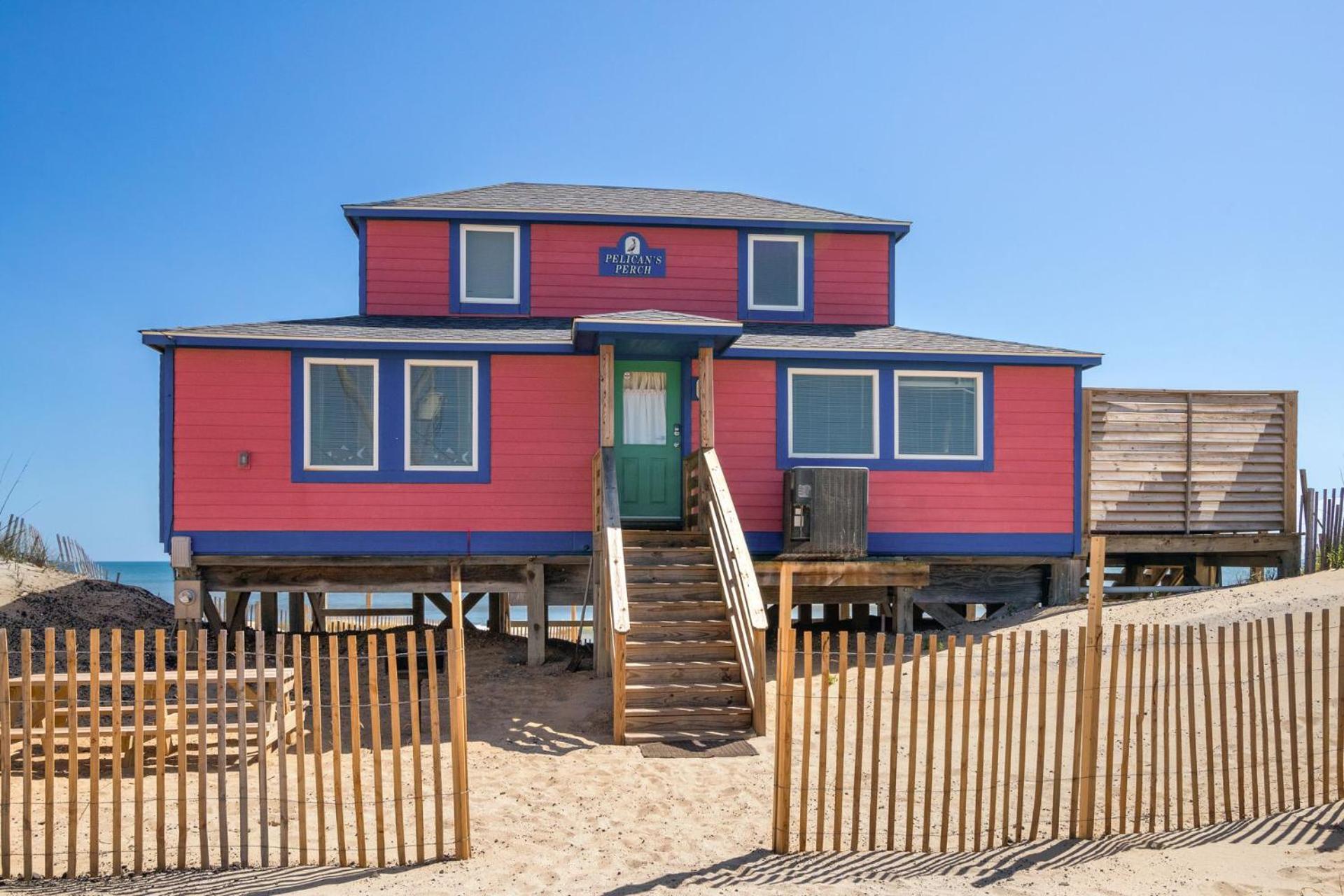 4102 Pelicans Perch: The Iconic Obx Oceanfront Kitty Hawk Extérieur photo