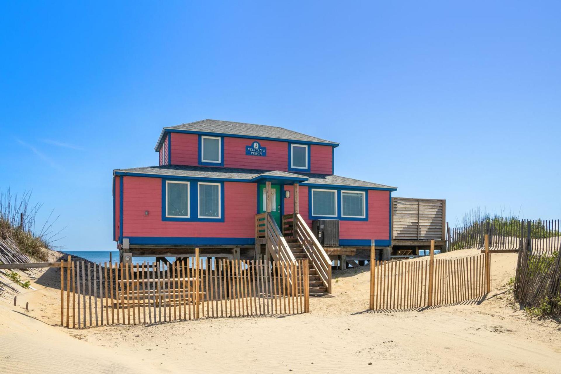 4102 Pelicans Perch: The Iconic Obx Oceanfront Kitty Hawk Extérieur photo