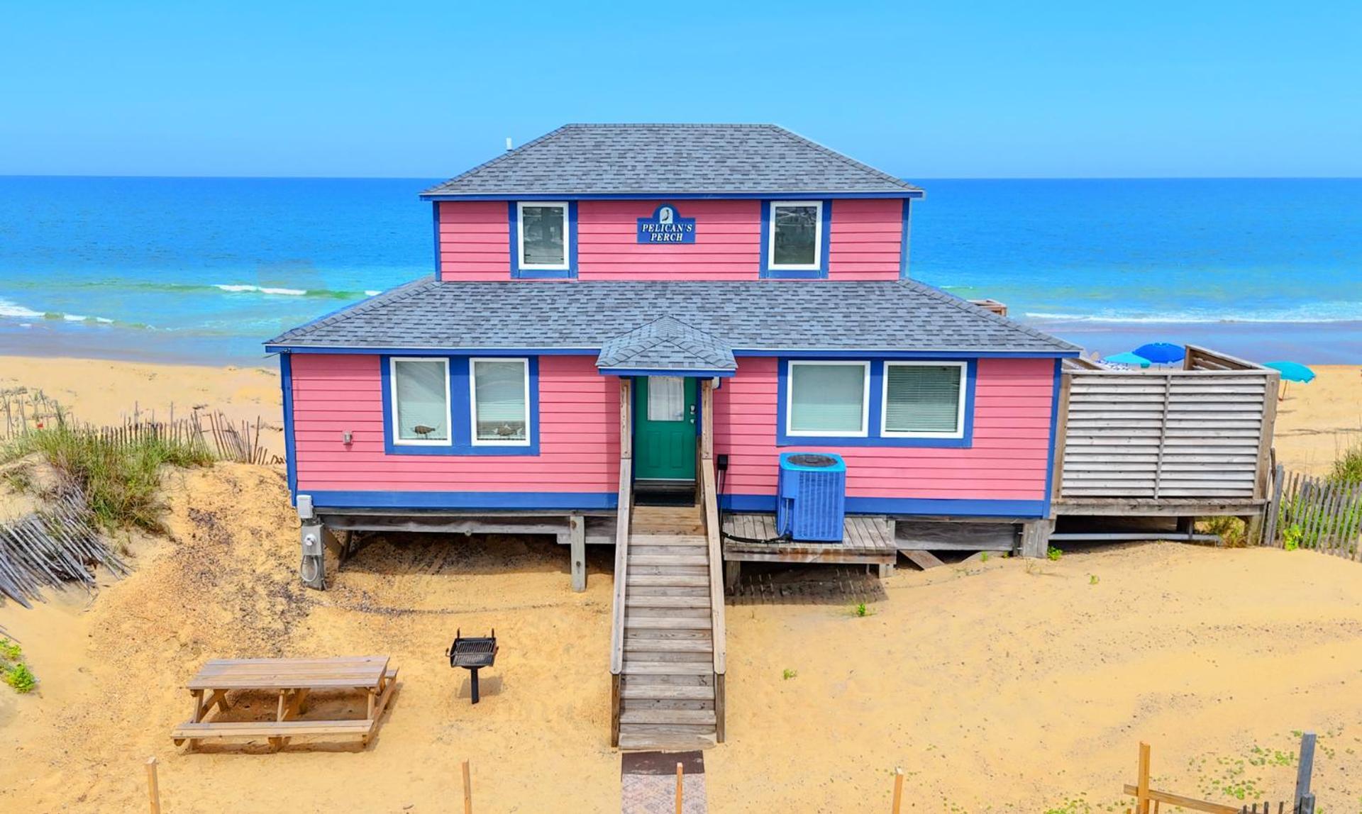 4102 Pelicans Perch: The Iconic Obx Oceanfront Kitty Hawk Extérieur photo
