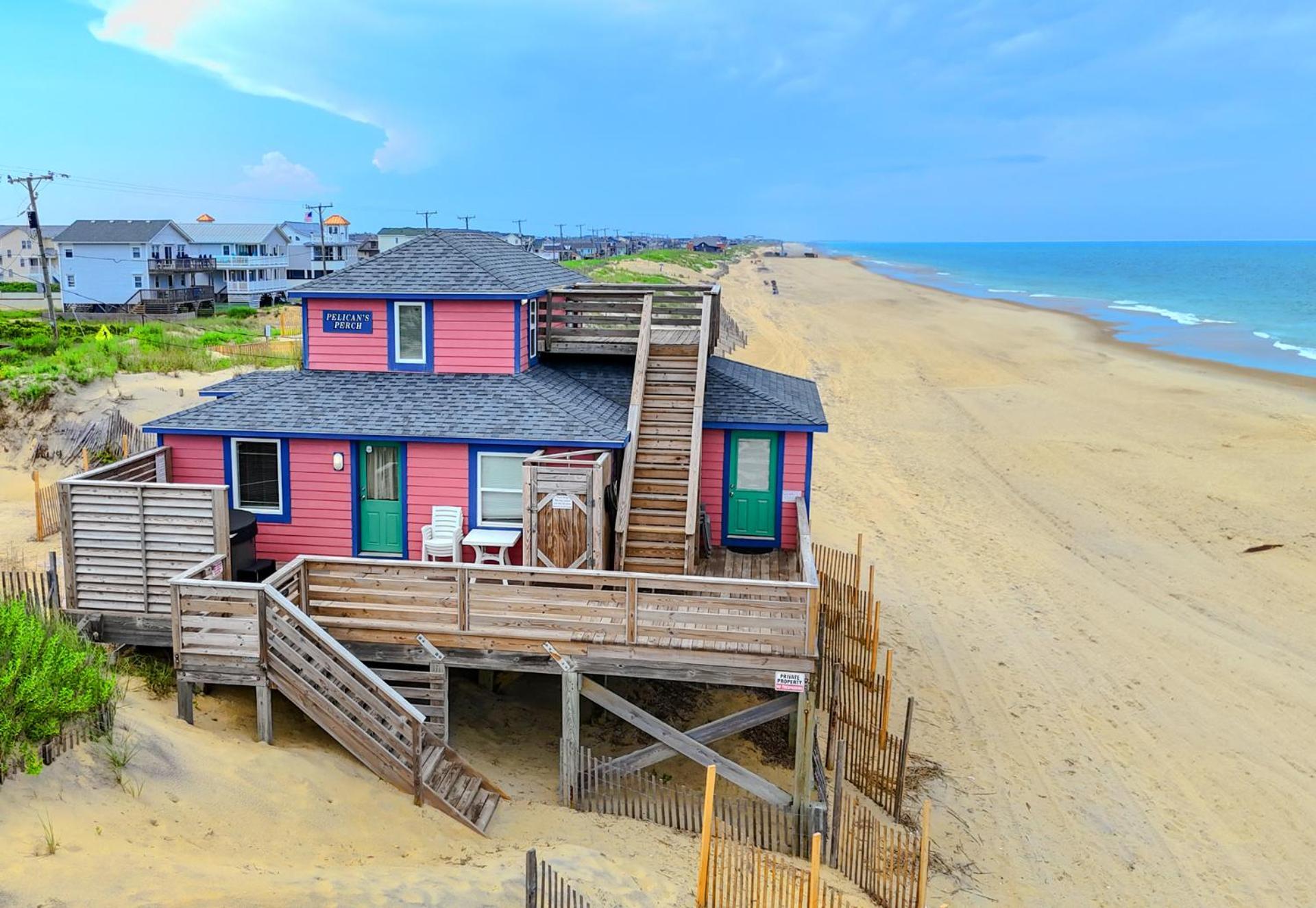 4102 Pelicans Perch: The Iconic Obx Oceanfront Kitty Hawk Extérieur photo